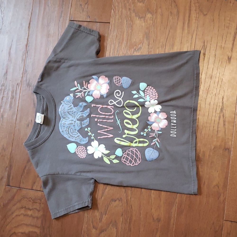 Grey , Sz XS girls, Gildan Dollywood shirt
